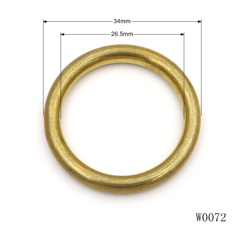 Solid Copper Brass O Ring