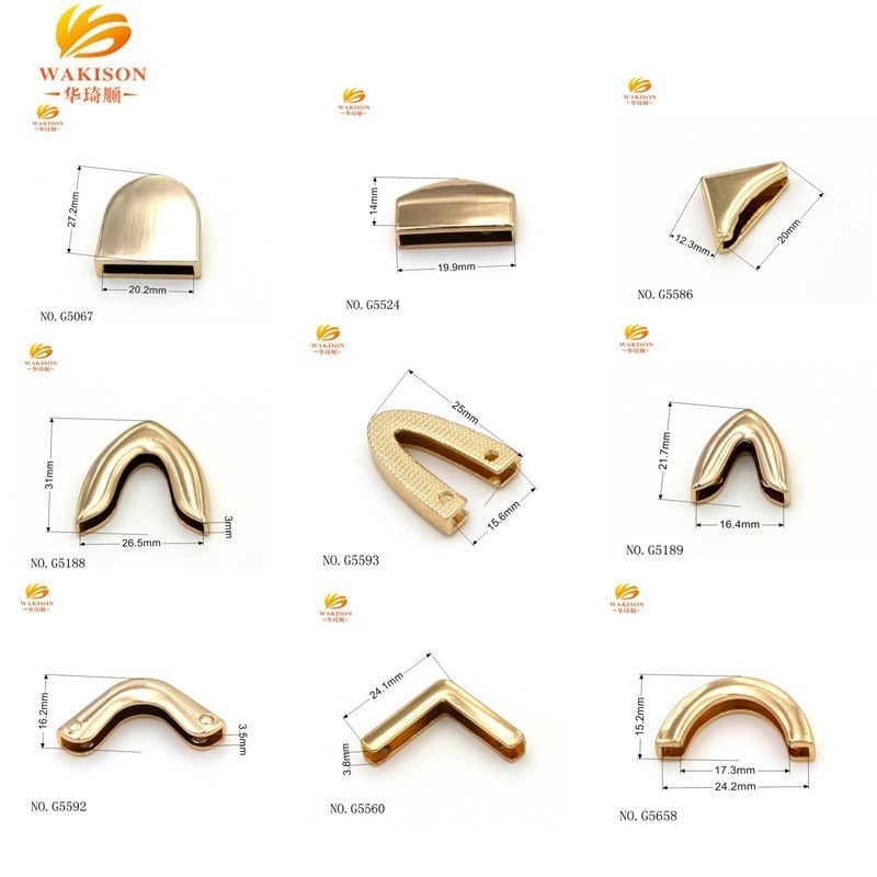 Alloy die-cast factory different bag hardware other parts and accessories for purse and bags