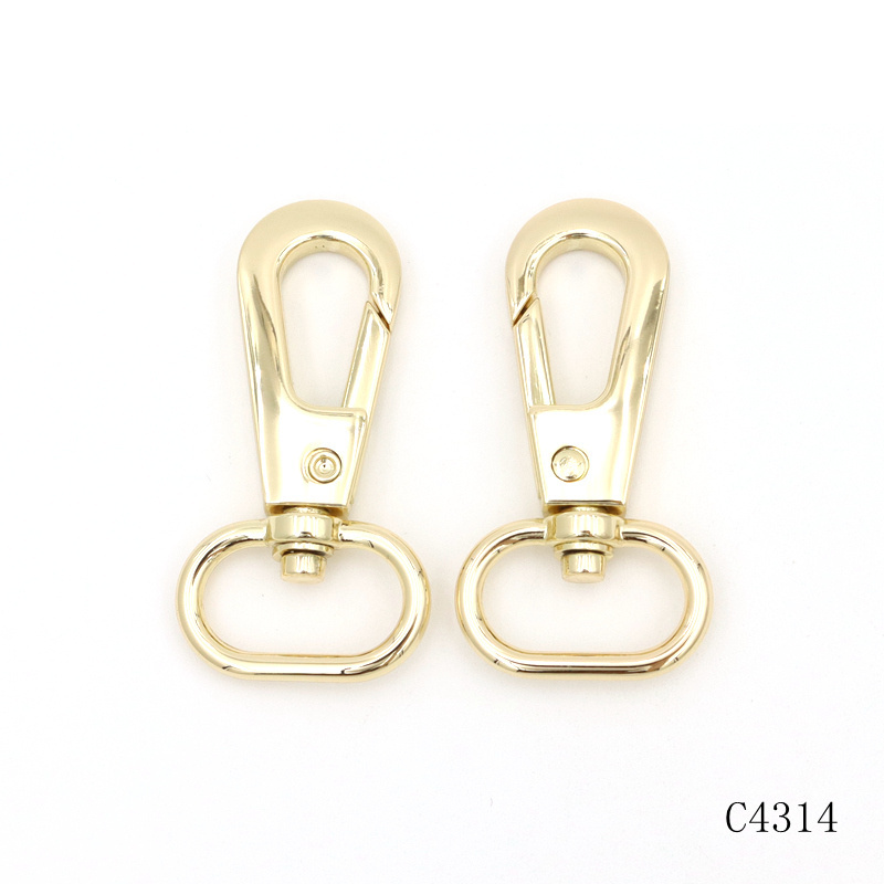 Light Gold Lobster Swivel Clasps 21mm Heavy Duty Swivel Trigger Clips Snap Hooks for Straps Bags Belting Leathercraft