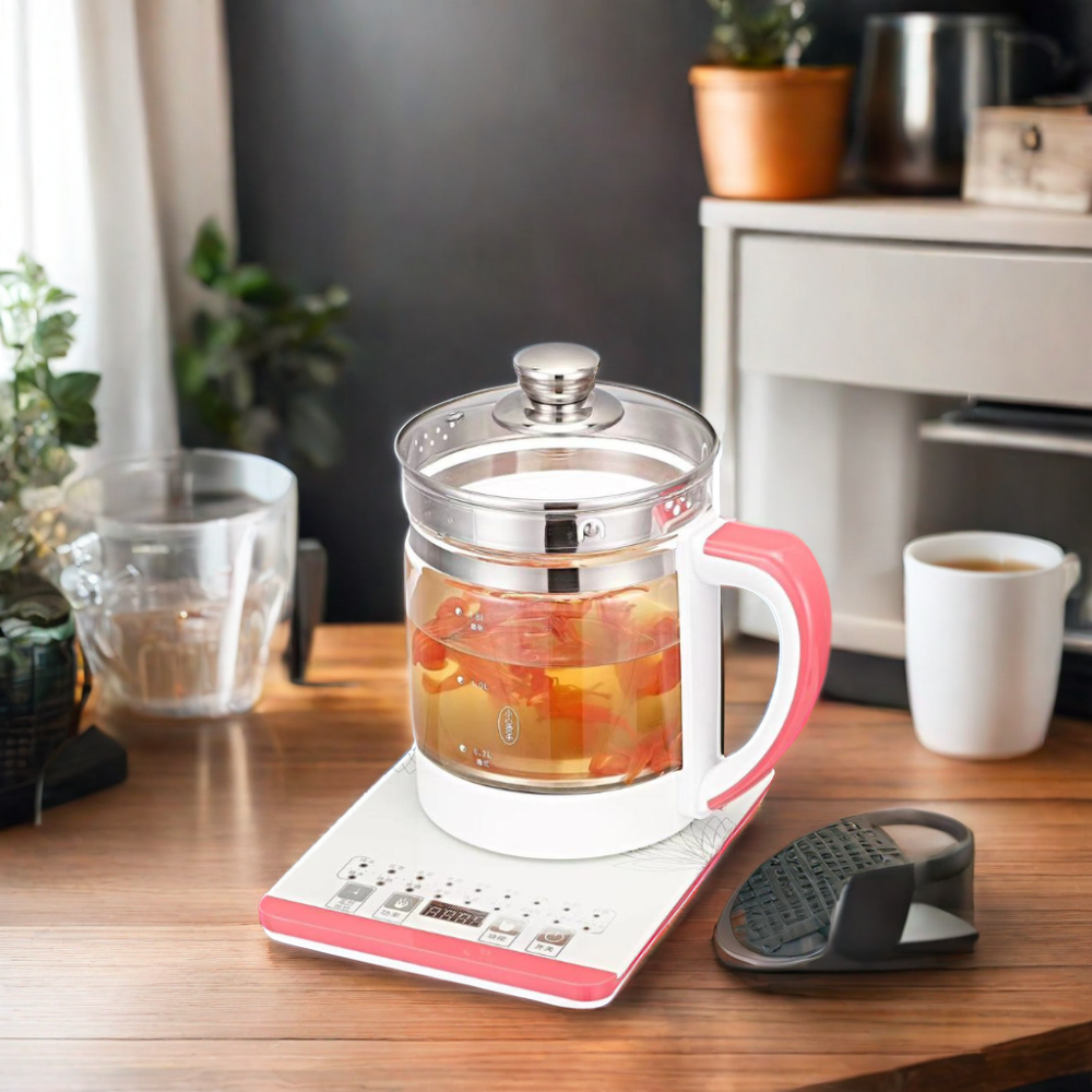 Hot Sale Factory Electric Teapot Fast Heating High Boron Glass Health Pot for Coffee Smart Office Appointment System