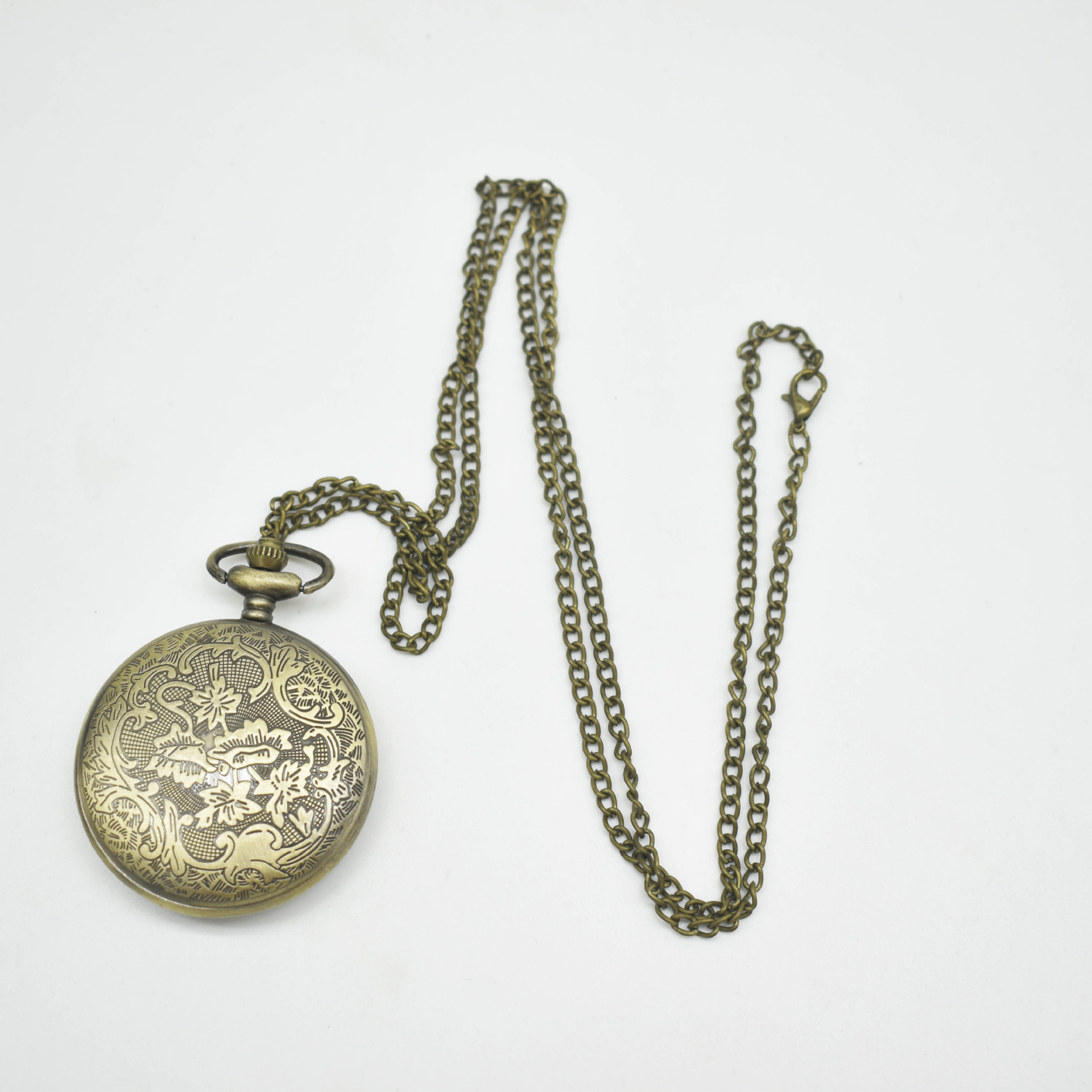 WJ-1616 High Quality Antique Japan Movt Quartz Pocket Watch Japan Movt Custom Logo Pocket Watches