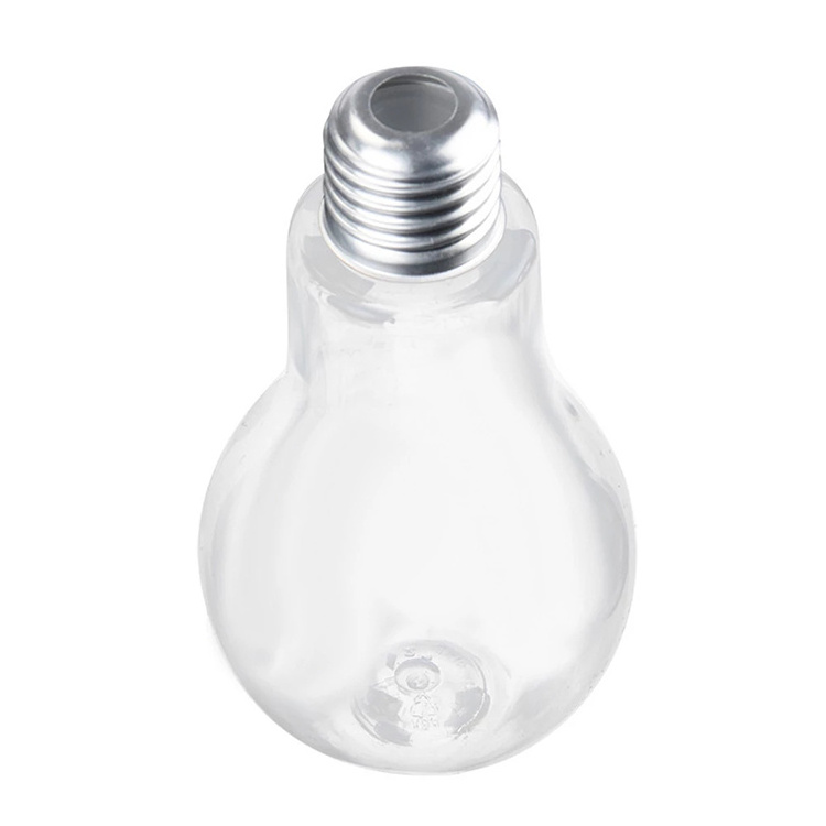 Houseables Fillable Light Bulb Candy Container Plastic Lightbulb Jar for Drinking Party Favors Crafts Decorations Cups