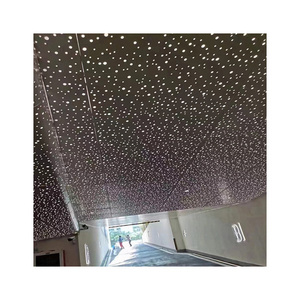 Building Materials Interior Metal Perforation Ceiling Full Perforated Clip In Aluminum Ceiling