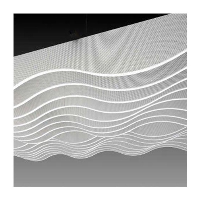 Aluminum Design Wall Ceiling Decoration Curved Corrugated Ceiling Panels  Celling Stretch Sky 3d Ceiling