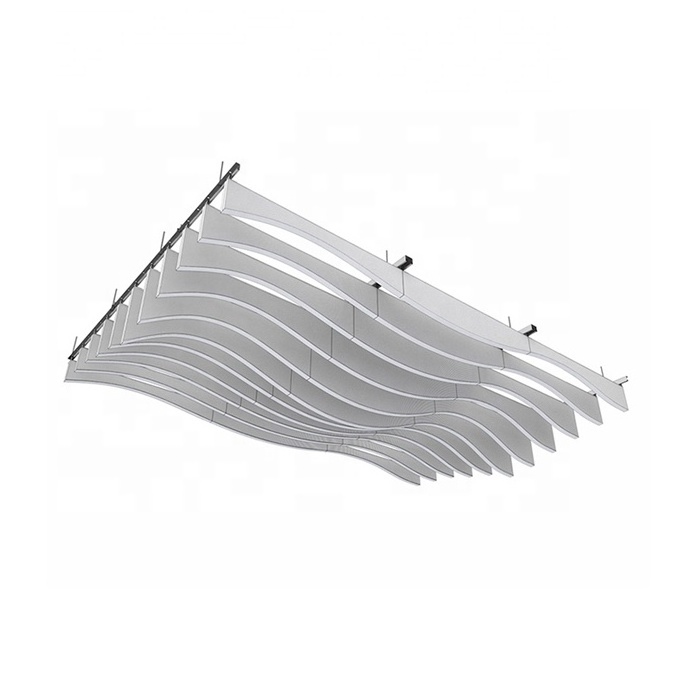 Aluminum Design Wall Ceiling Decoration Curved Corrugated Ceiling Panels  Celling Stretch Sky 3d Ceiling