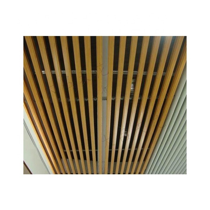 Modern Metal  Decor Materi Ceil Aluminum U Shape Stretch Baffle Ceiling Tiles Metal Suspended Aluminum Ceiling