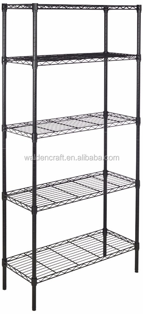 Metal 4 Tier Wire Bookshelf Dish and Sundries Organizer