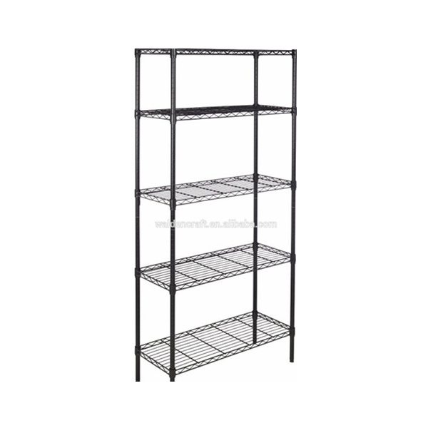 Metal 4 Tier Wire Bookshelf Dish and Sundries Organizer