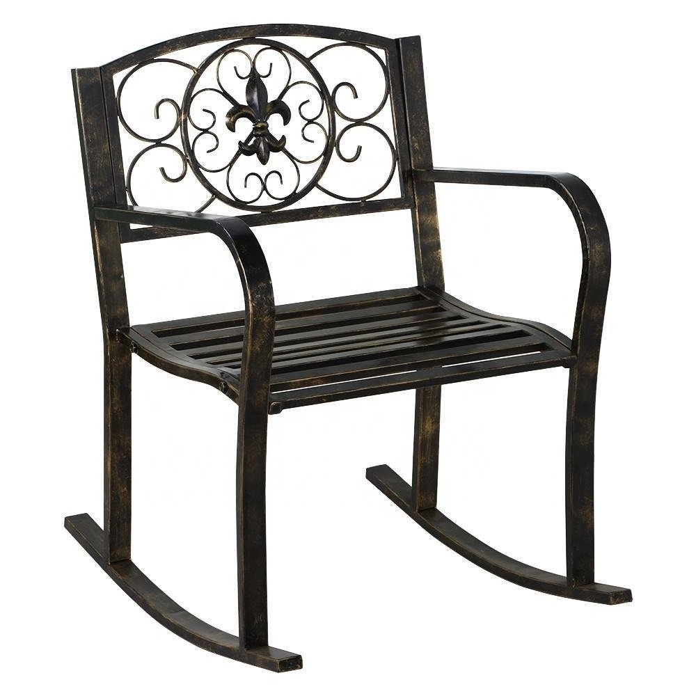 Rocker Rocking Chair Deck Seat Backyard Glider