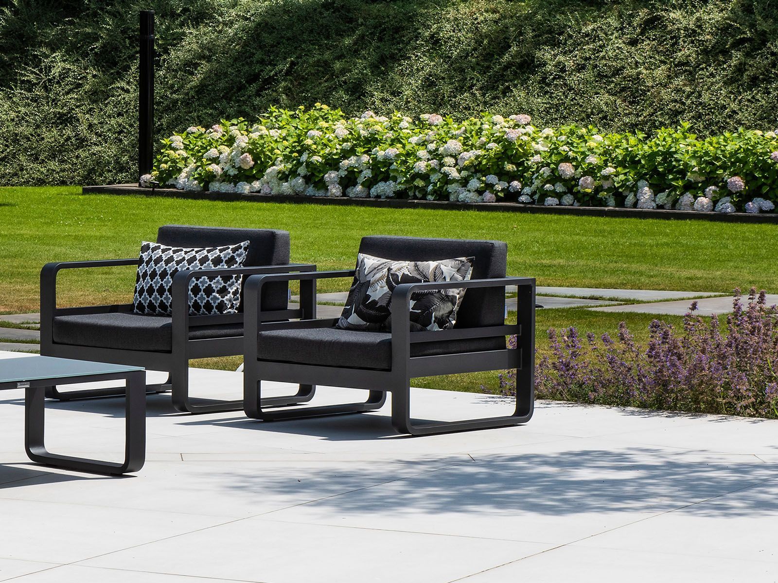 Factory Promotion Patio Furniture Wicker Black Sofa OEM/ODM Rattan Outdoor Garden Sofa Set Furniture