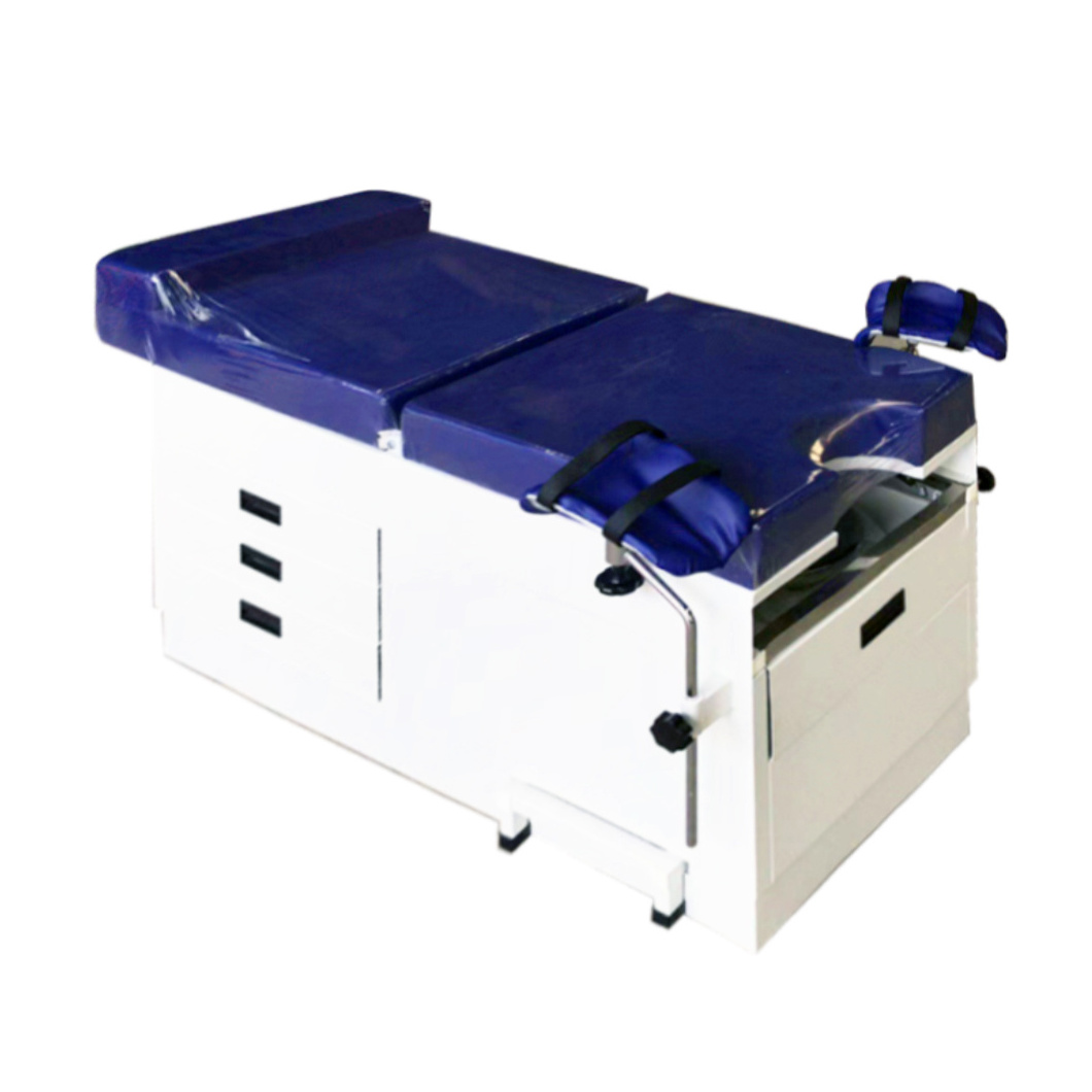 Hospital Adjustable Patient Examination Delivery Bed Gynecological Exam Table With Drawers Gyno Exam Table