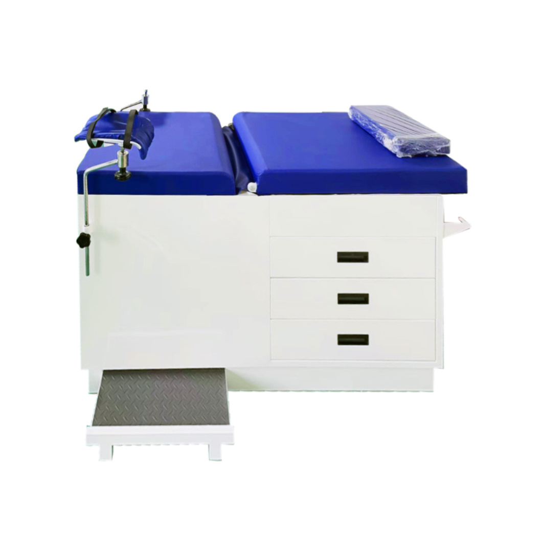 Hospital Adjustable Patient Examination Delivery Bed Gynecological Exam Table With Drawers Gyno Exam Table