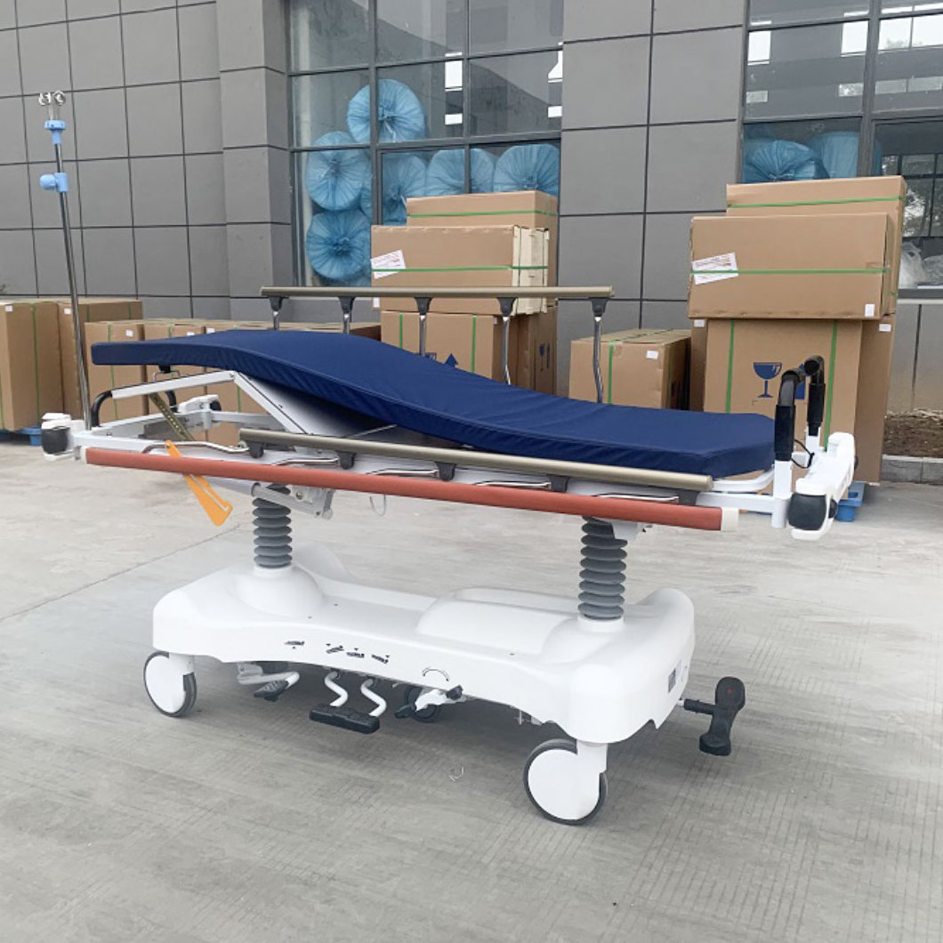 Best Selling Hospital Hydraulic Patient Transfer Trolley Emergency Stretcher