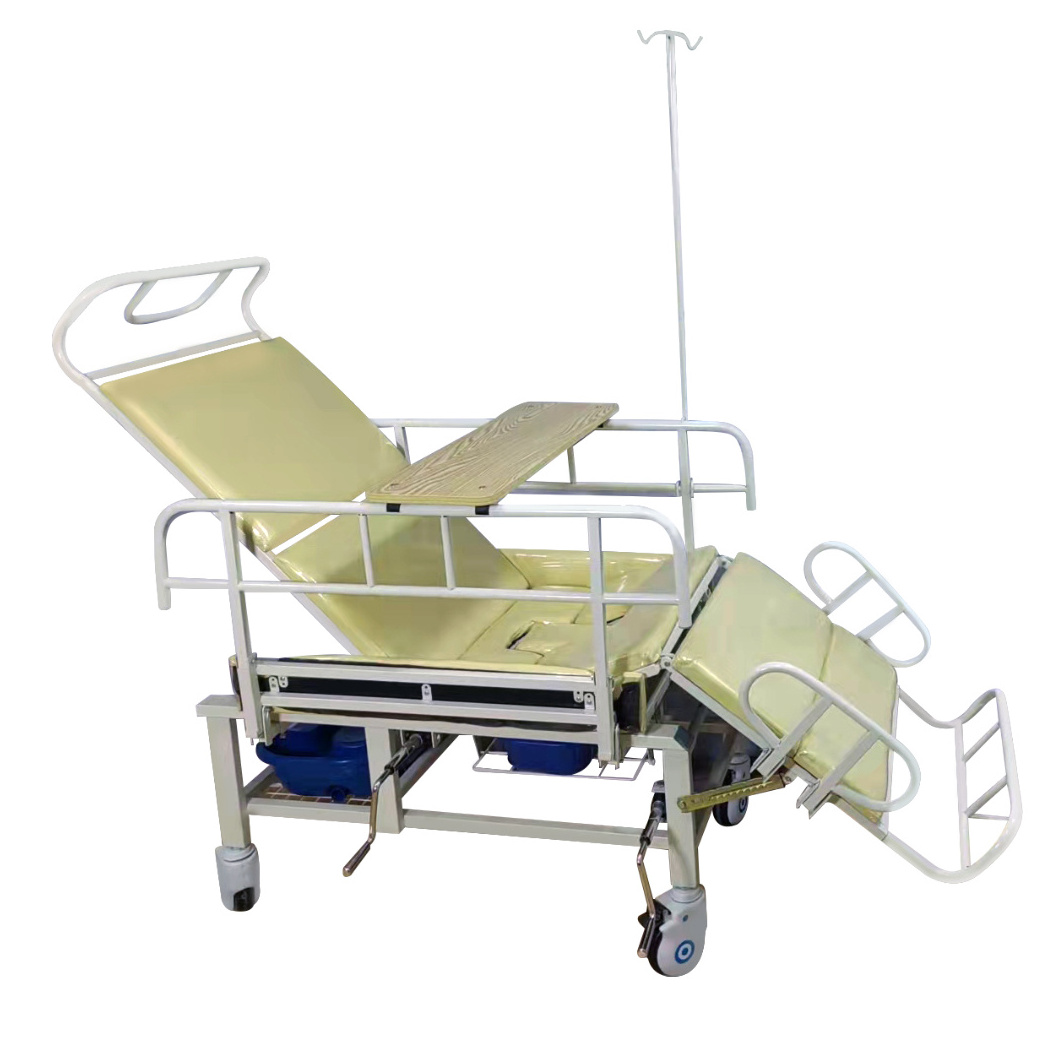 Wholesale 5 Function ICU electric medical integrated into one toilet and wheelchair Hospital bed