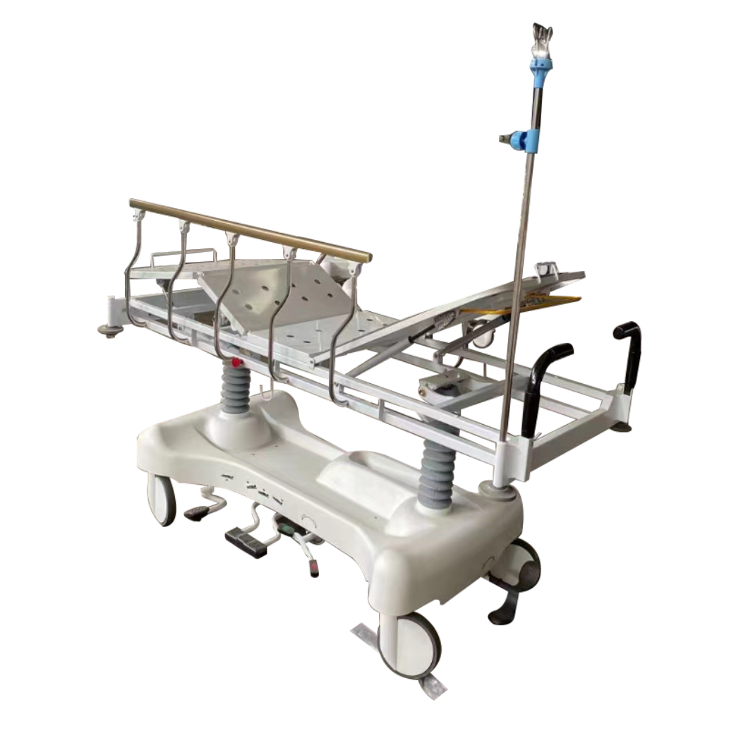 Hospital Multi-Function Hydraulic Transfer Stretcher Cart mobile medical patient transport trolley Bed