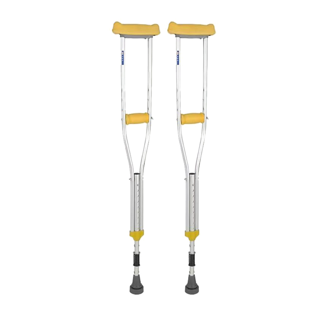 Medical Adjustable Aluminum Alloy Walking Elbow Crutches Underarm Crutches