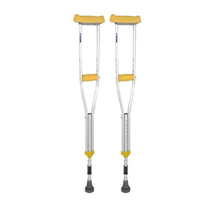 Medical Adjustable Aluminum Alloy Walking Elbow Crutches Underarm Crutches