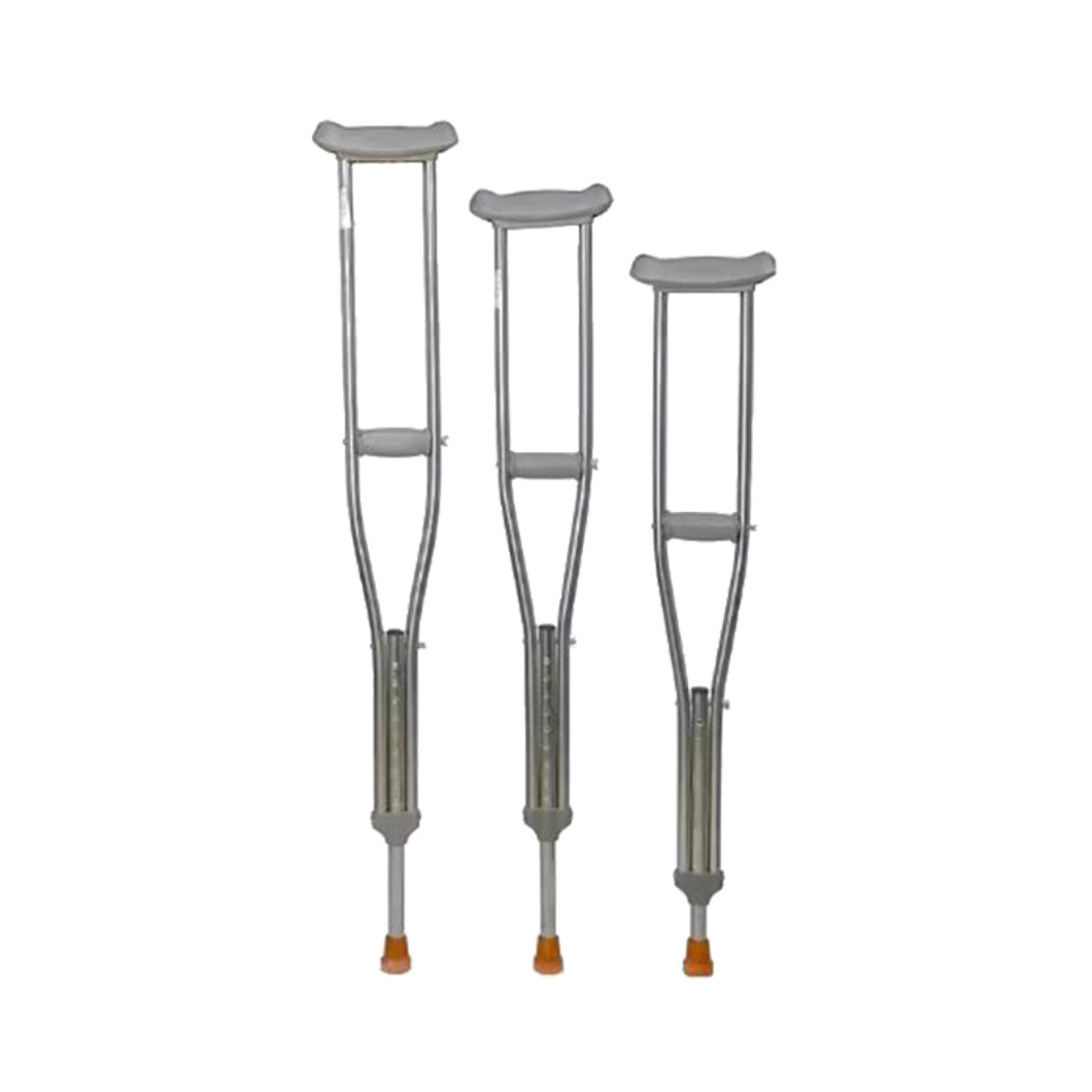 Medical Adjustable Aluminum Alloy Walking Elbow Crutches Underarm Crutches