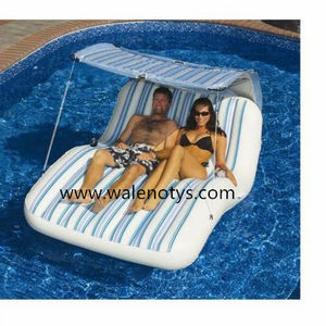 LARGE 2 PERSON SWIMMING POOL LOUNGER BEACH INFLATABLE RAFT FLOAT AIR MATTRESS