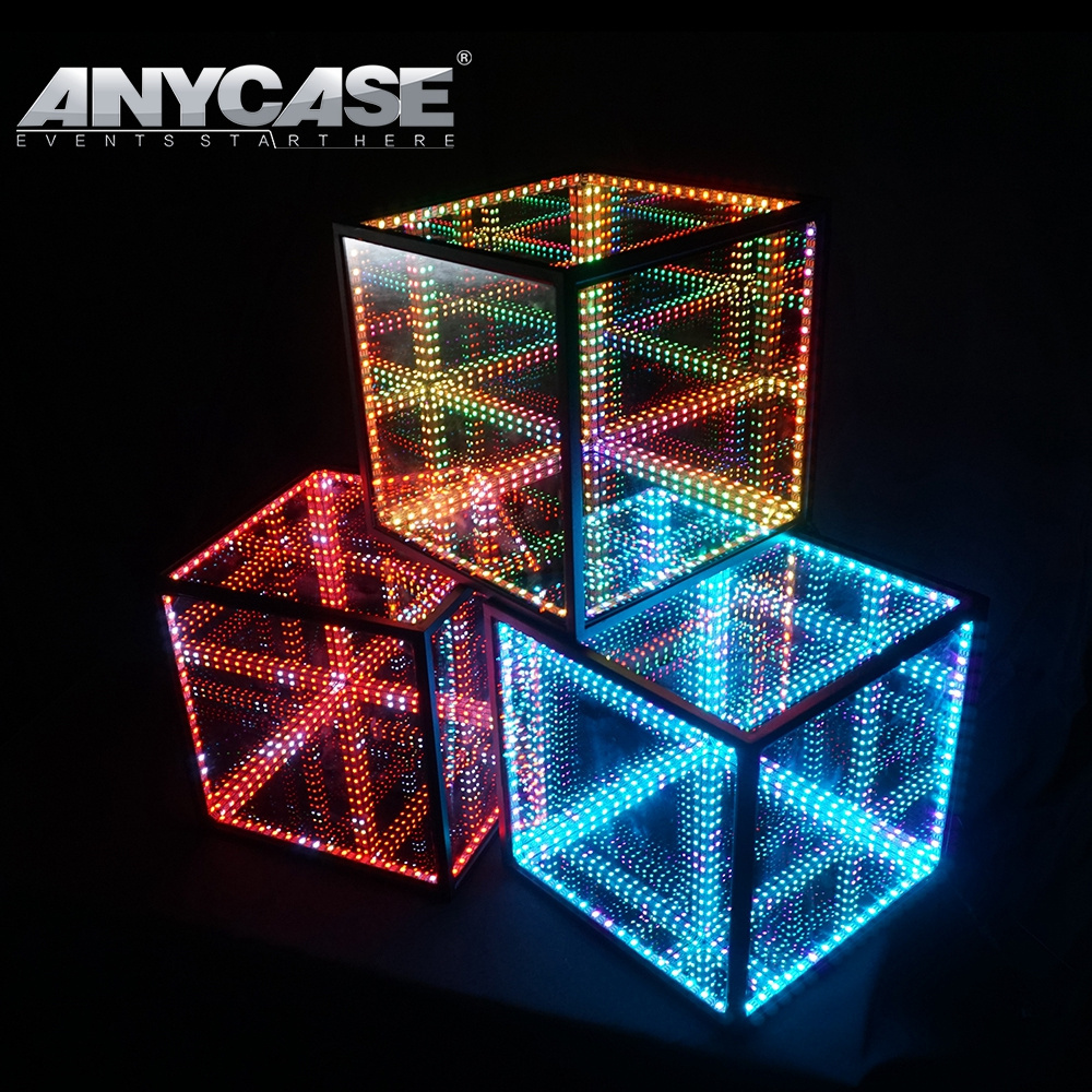 Discounting RGBW Battery Operate Garden decoration lights bedroom led hyper cube for weddings