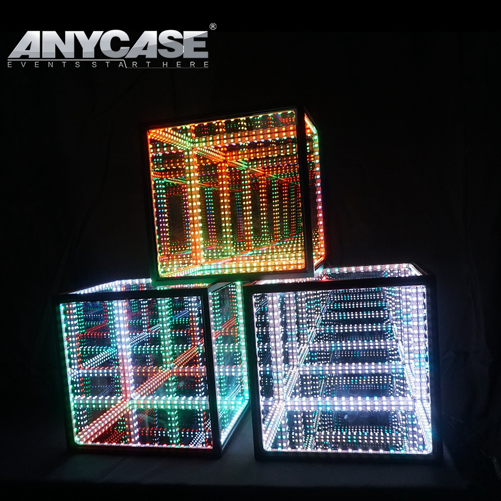 Christmas Creative USB Charge Holiday outdoor christmas lighted decorations Hapyer led cube for rentals