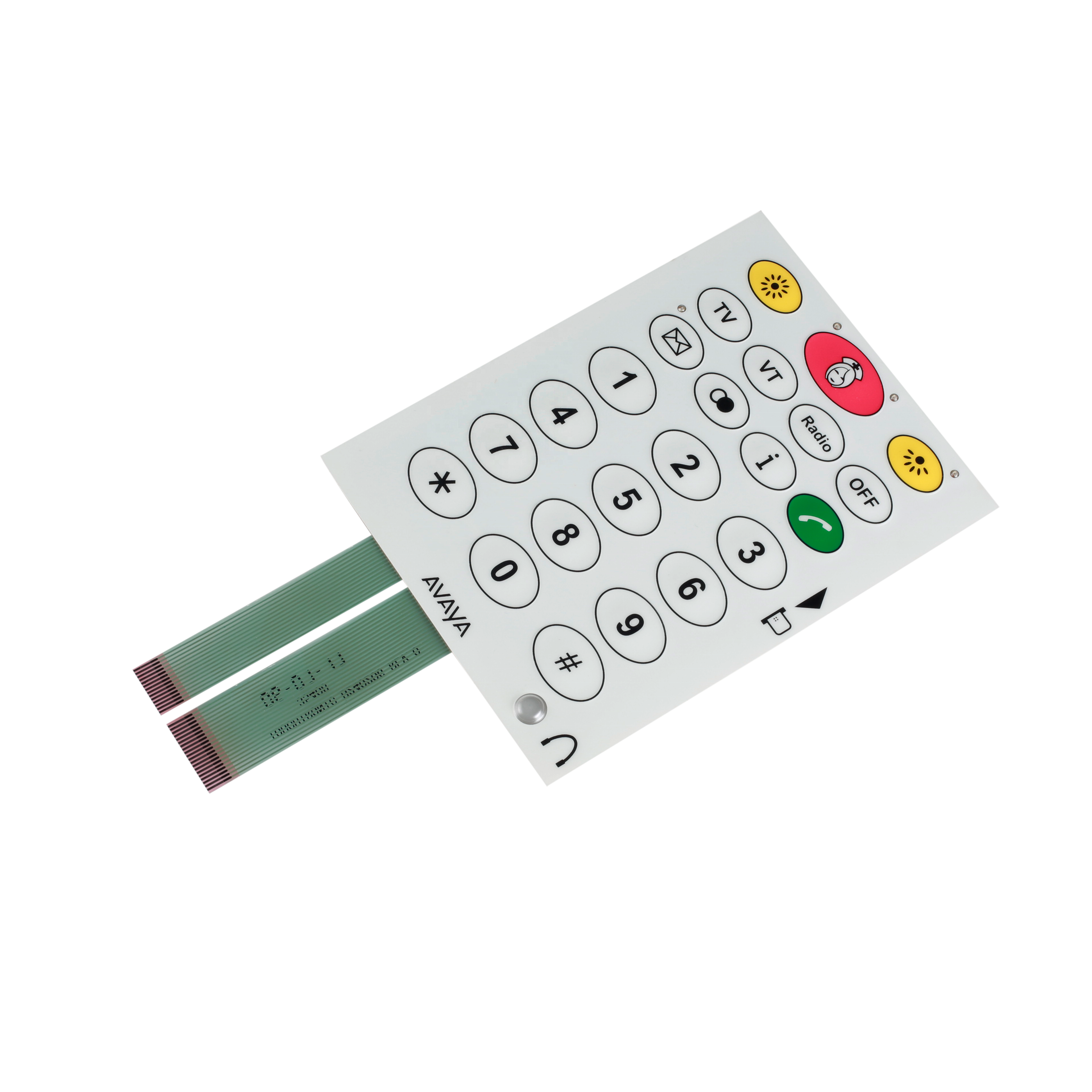 Walico Competitive Price WALICO Design Membrane Sticker Switch Keypad Membrane Panel With Connector