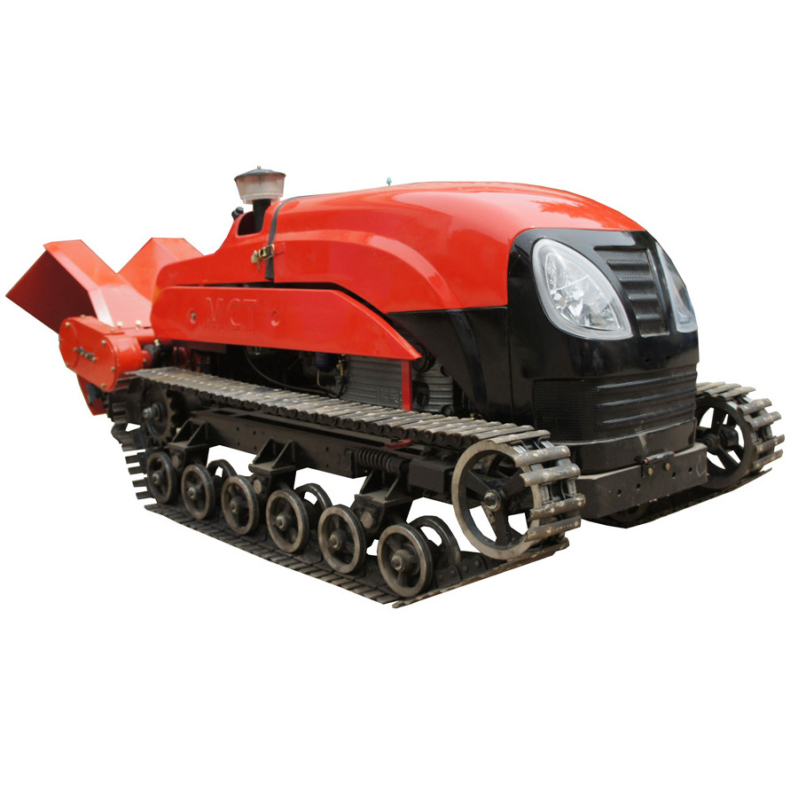 mini farm walking tractor with crawler chassis