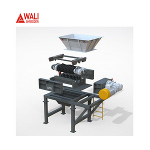 Industrial Scrap Metal Double Shaft Shredding Machine Metal Shredder tire shredder plastic shredder