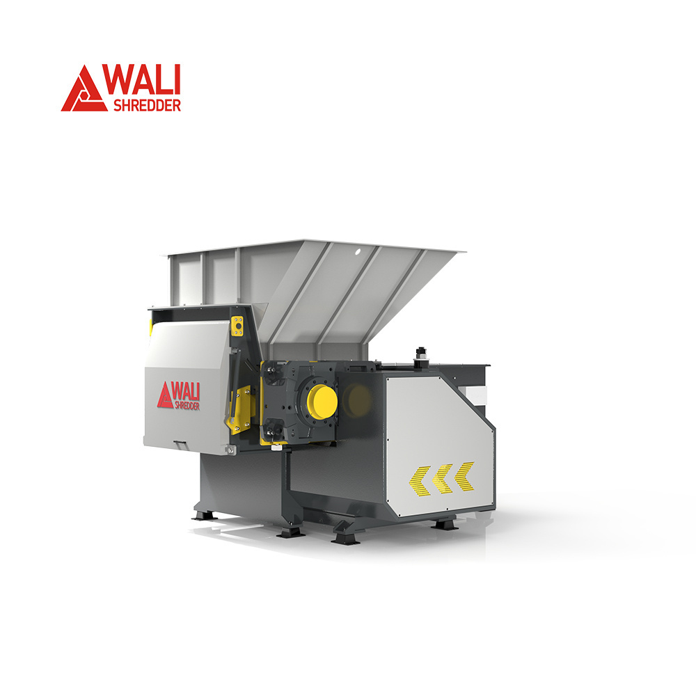 200kg/h-1200kg/h single shaft shredder machine waste disposal shredder for waste film textile clothes fabric shredding machine