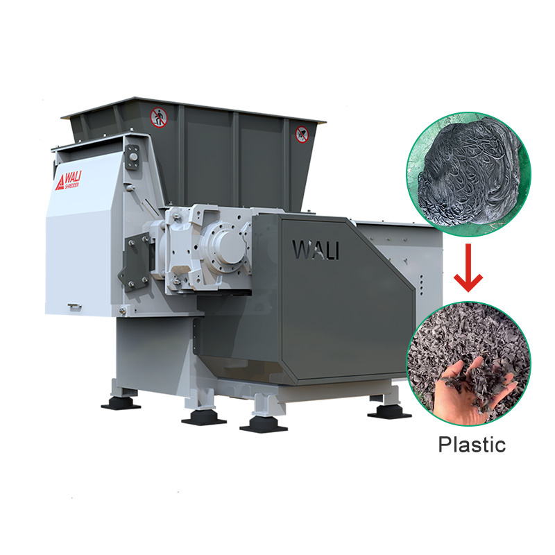 100-2000kg/ Waste Foam Ibc Barrel Fluffy Material Single Shaft Shredder Machine