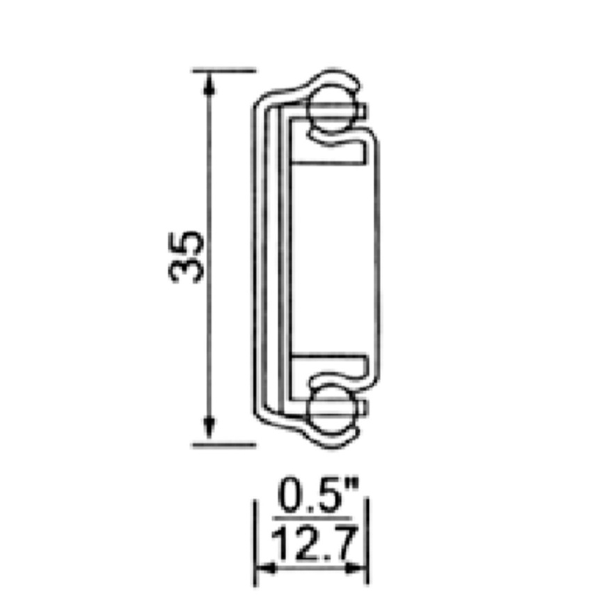 Factory Direct Flipper Door Cabinet Drawer Runners 35mm Tv Cabinet Single Extension Pocket Door Drawer Slide Rail