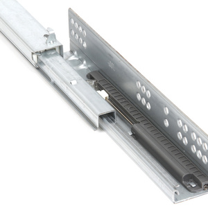 Factory Direct Ship Soft-Closing Slides Single Extension Bottom Mount  drawer runners rails 16" with Pin Installation