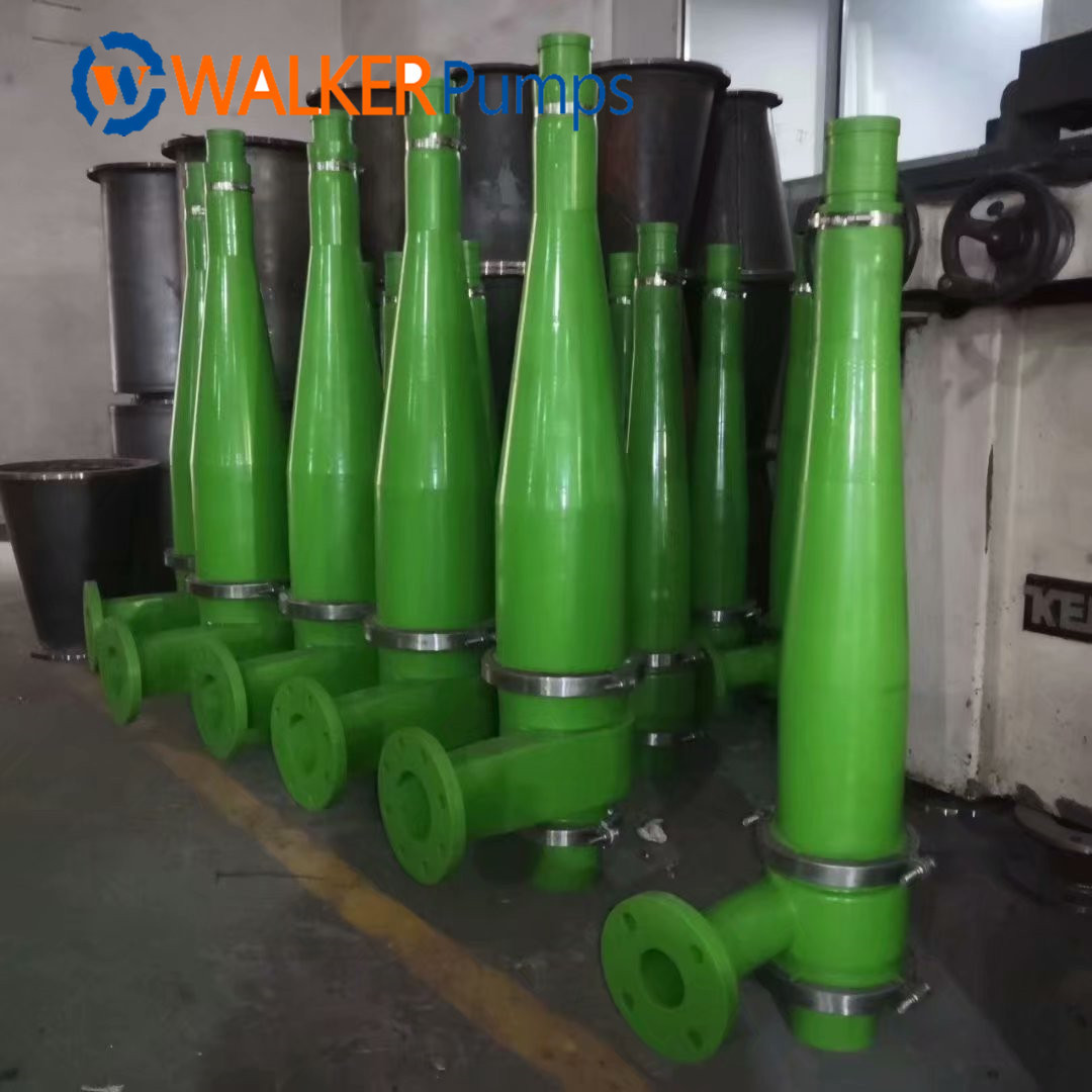 High Efficiency Cyclone And Hydrocyclone Desilter Filter Water Plastic Starch Washing Machine Cassava Hydrocyclone