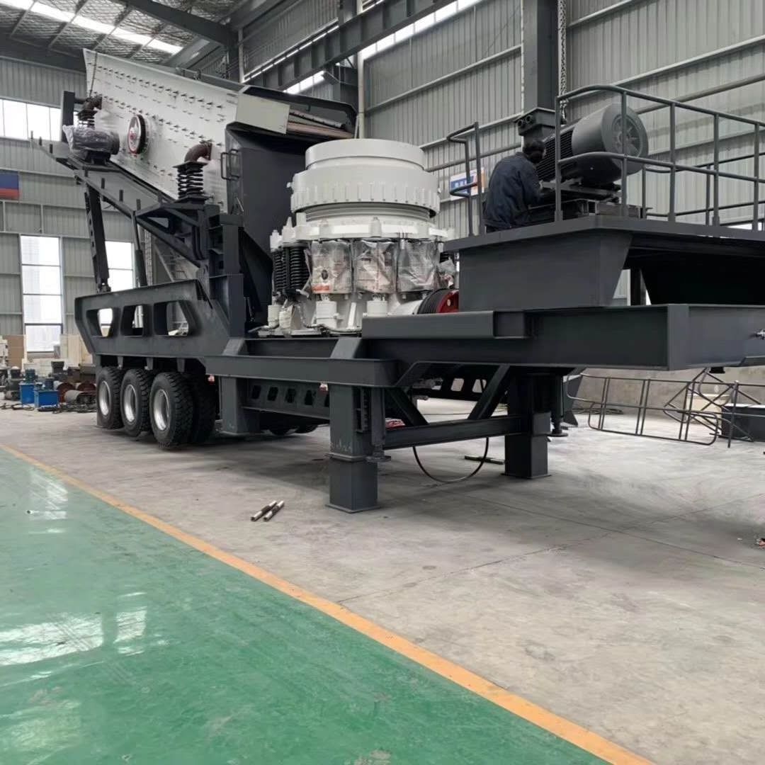 Jaw Crushing Machine 50 Tph Jaw Tyre Wheel Mobile Jaw Crusher Mobile Crushing Plant Rock Hard Stone Crushing Line 30-500t/h