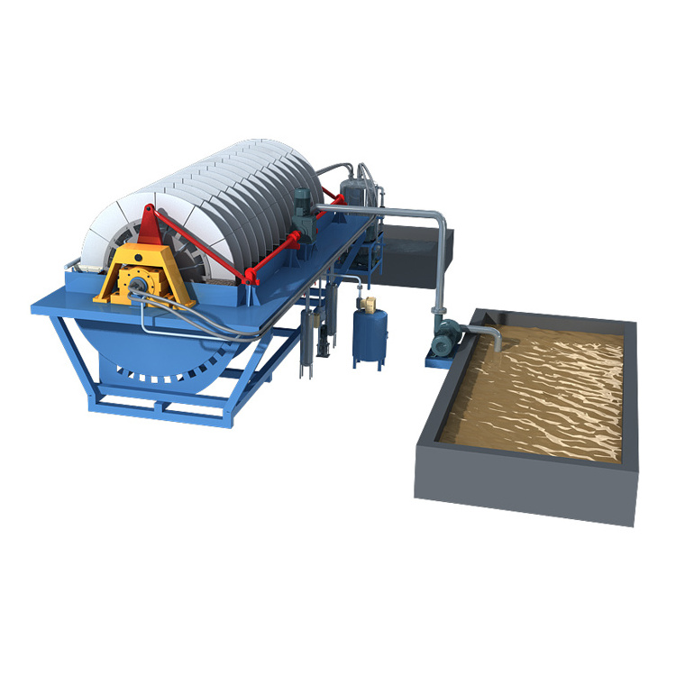 High Quality Mineral Processing Continuous Working Disc Vacuum Filter Machine