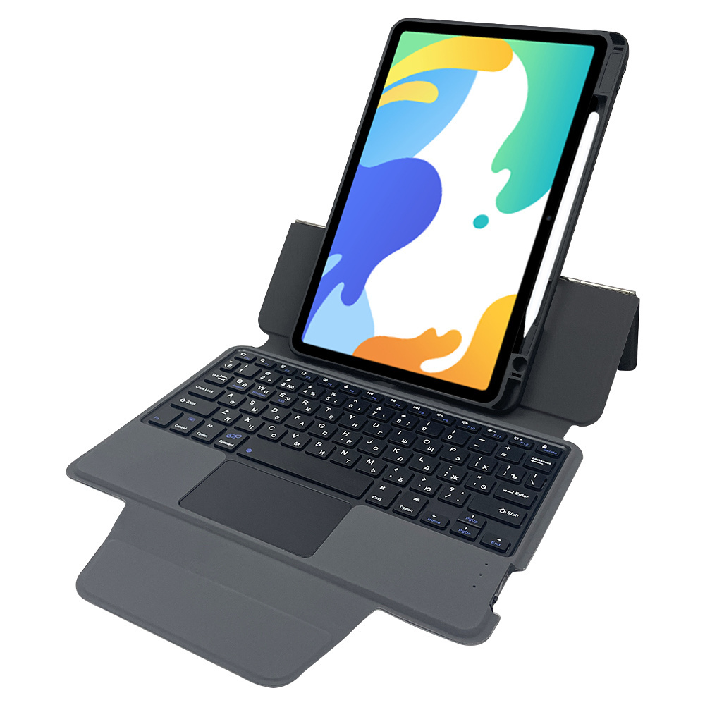 Double Protective case One piece Magnetic with pencil holder keyboard wireless case for Huawei matepad SE 10.4 SE 2022