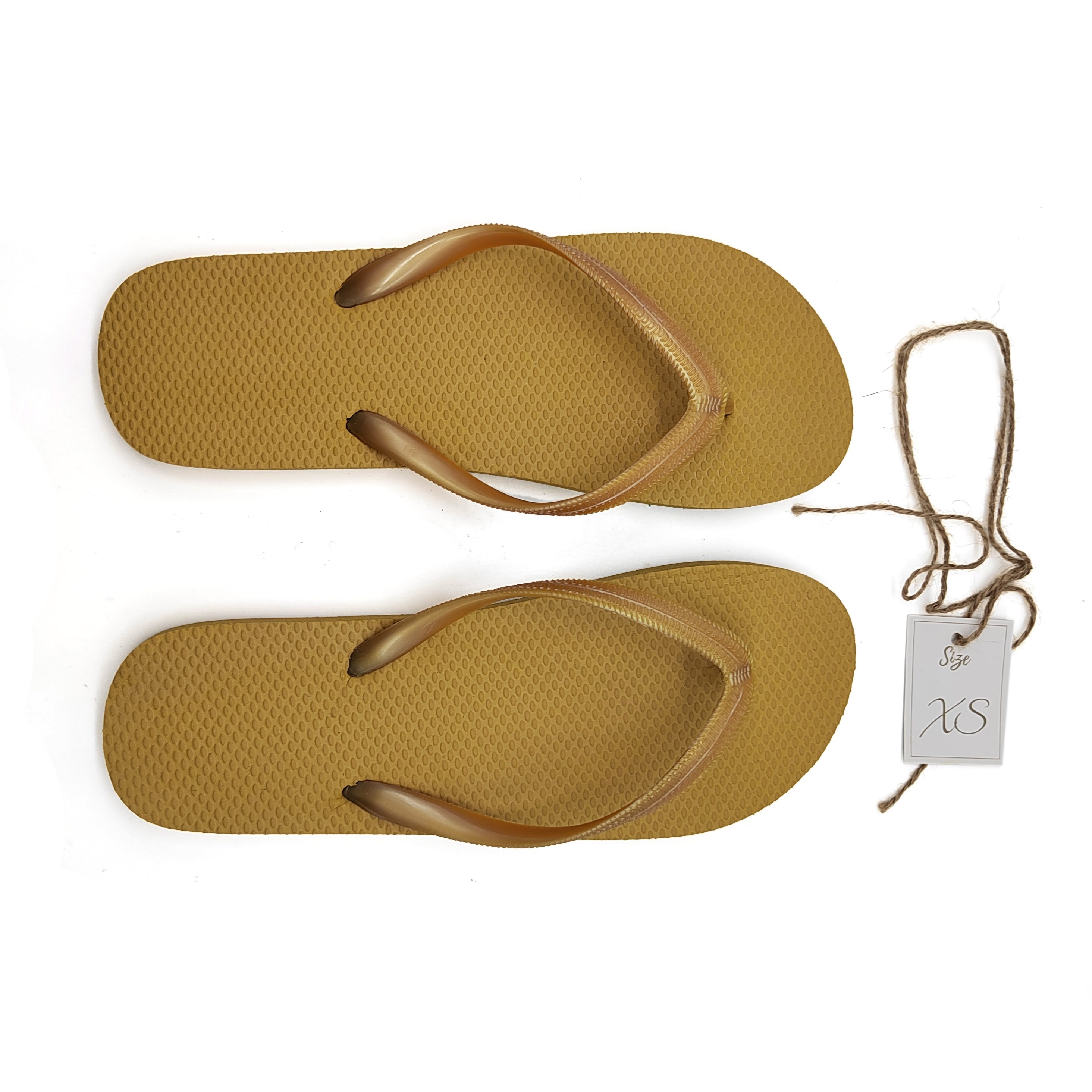 Custom Cheap Blank Solid Gold Color Wedding Beach Flip Flop For Women Ladies