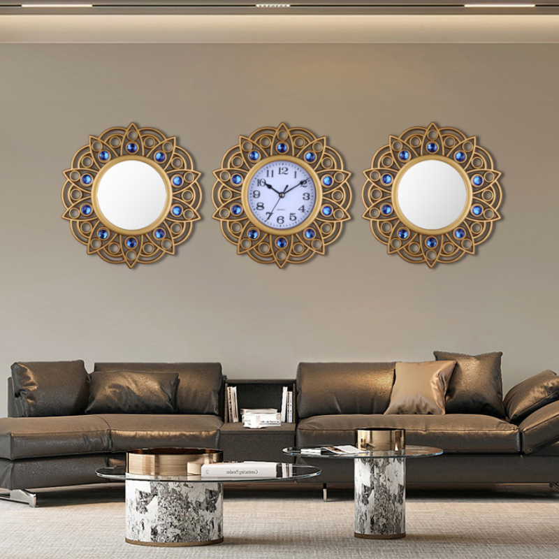 Wall clock three-dimensional wall decoration clock font clear when accurate quartz clock