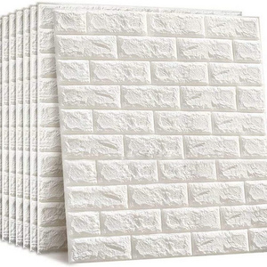 Luxury Home Decoration Soft WallPaper 3D Foam Wall Panel 3D Brick Wall Stickers