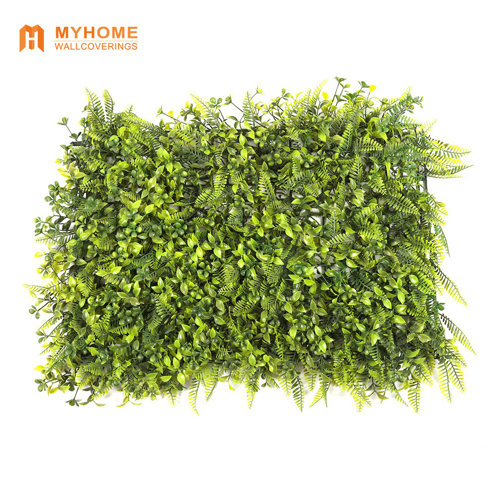 Artificial Flowers Garden Backyard Fence Greenery Wall Decor Backdrop Panels 50*50cm Topiary Hedge Plant