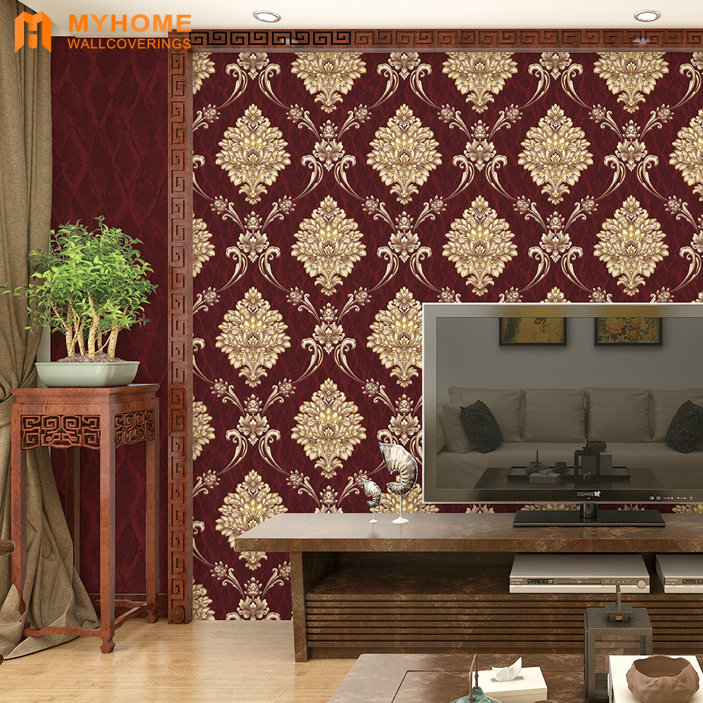 New Korea design wallpaper 3D home decoration wall paper rolls