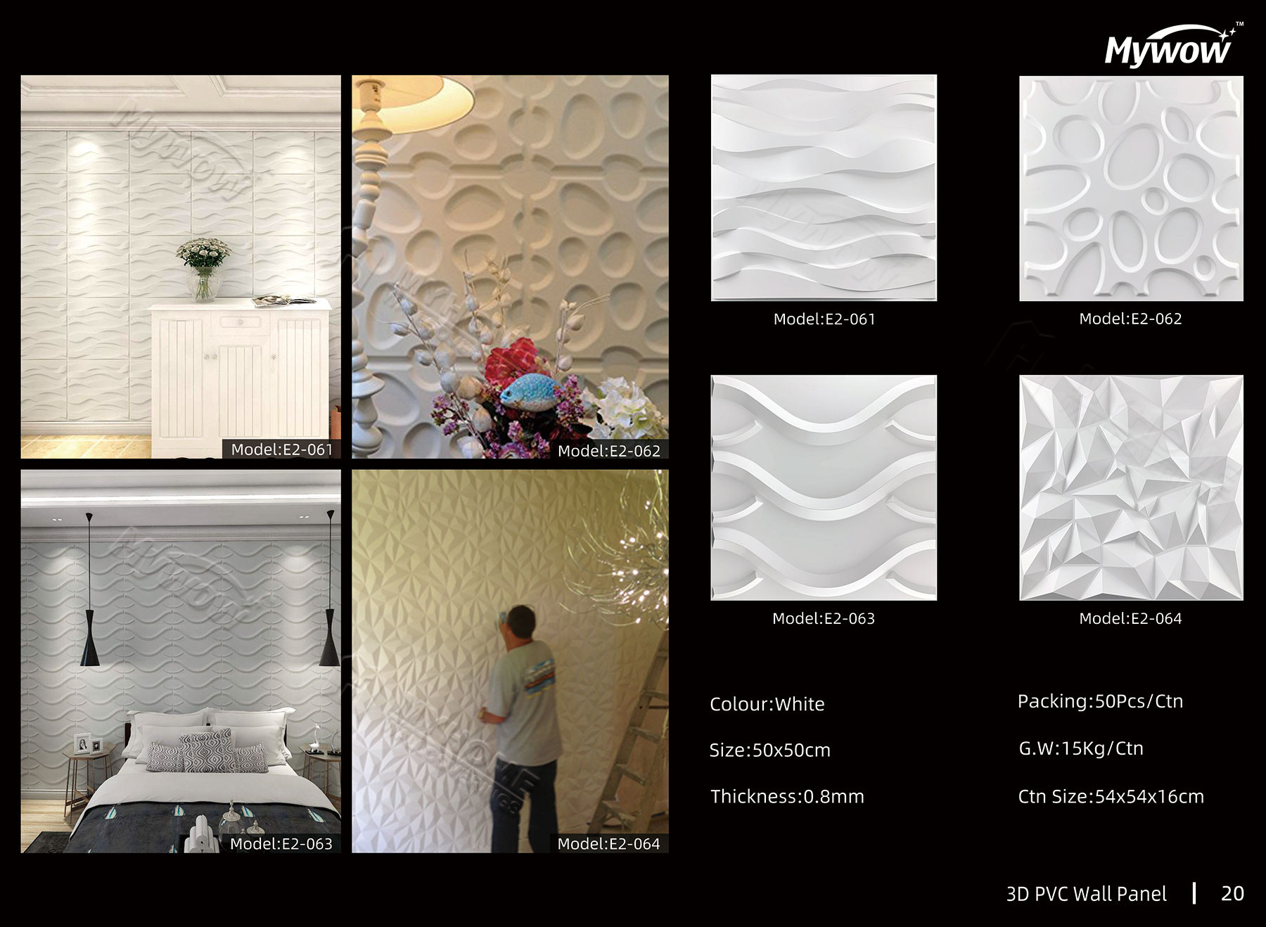 Wholesale Cheap Wall Art Panels 3D Wall Decor PVC Panels ...