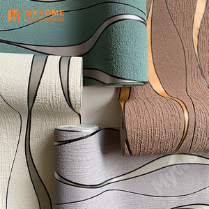 Modern 3d pattern textured wallpaper roll pvc wallpapers/wall coating