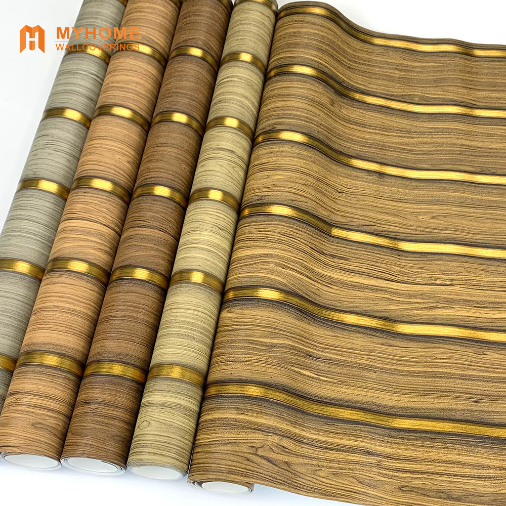 Best Quality Popular New Modern Design Wall Paper Metallic PVC Wallpaper