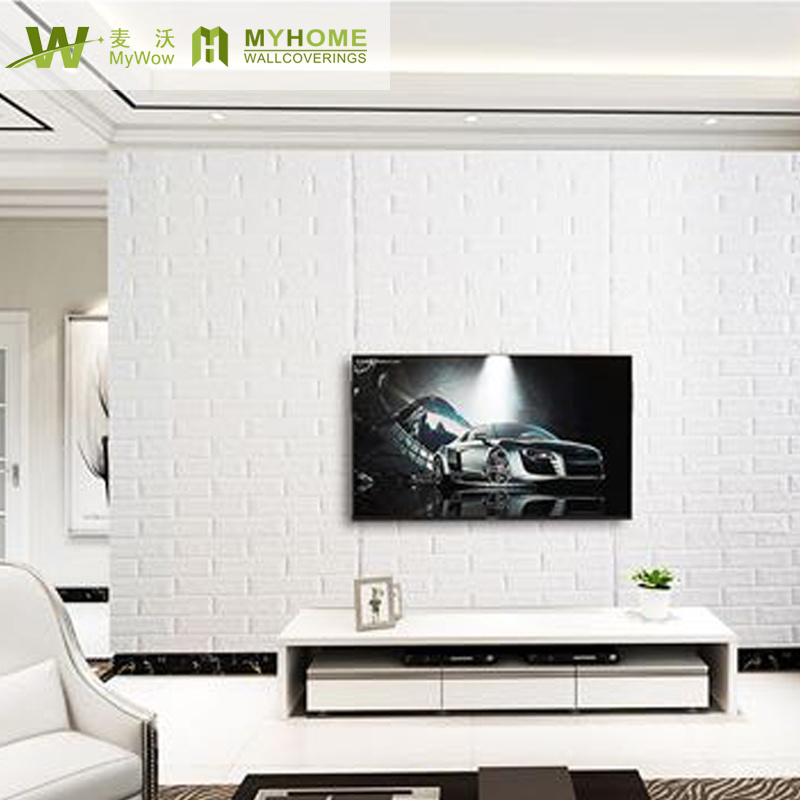 New design foam wall stickers 3d ceiling wallpaper