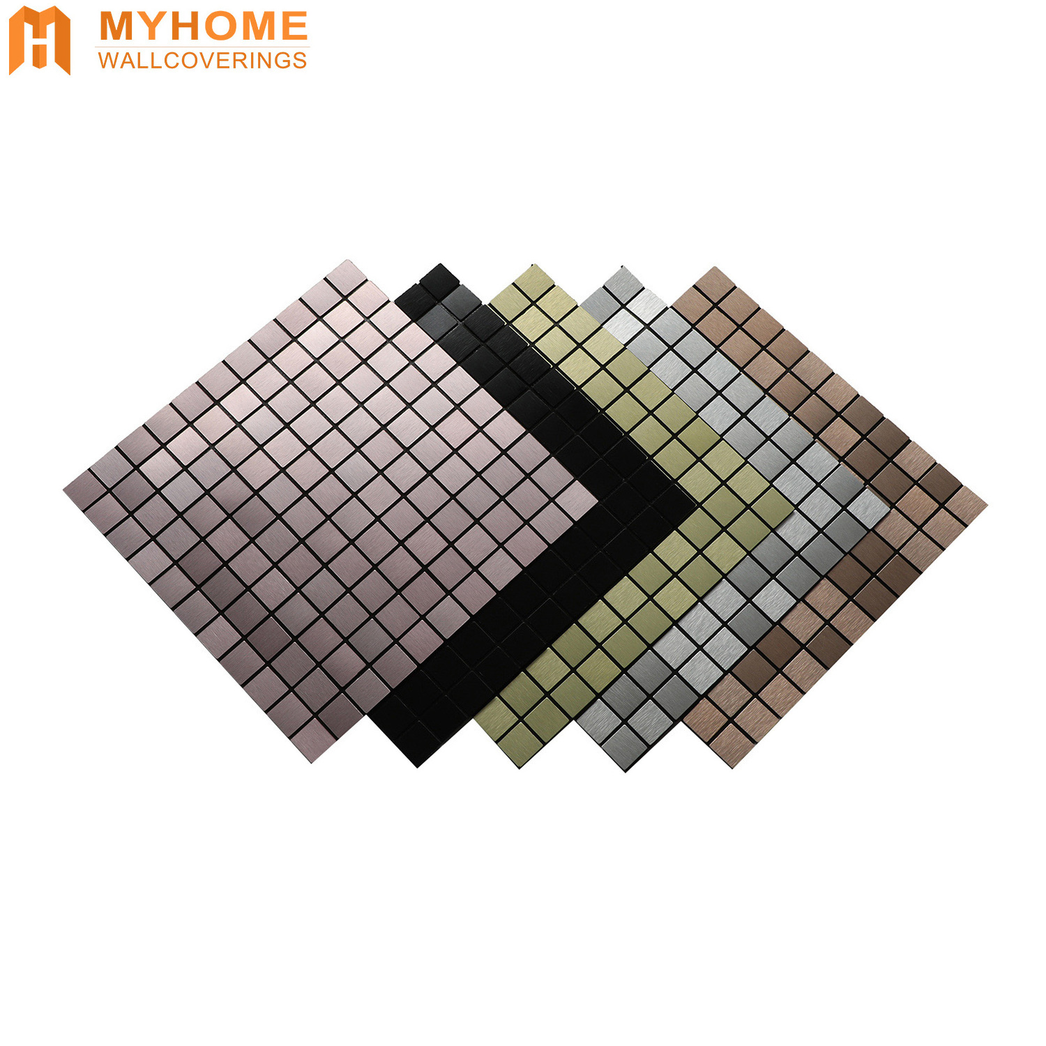 Self Adhesive DIY Peel And Stick Tiles Mirror Mosaic Tiles