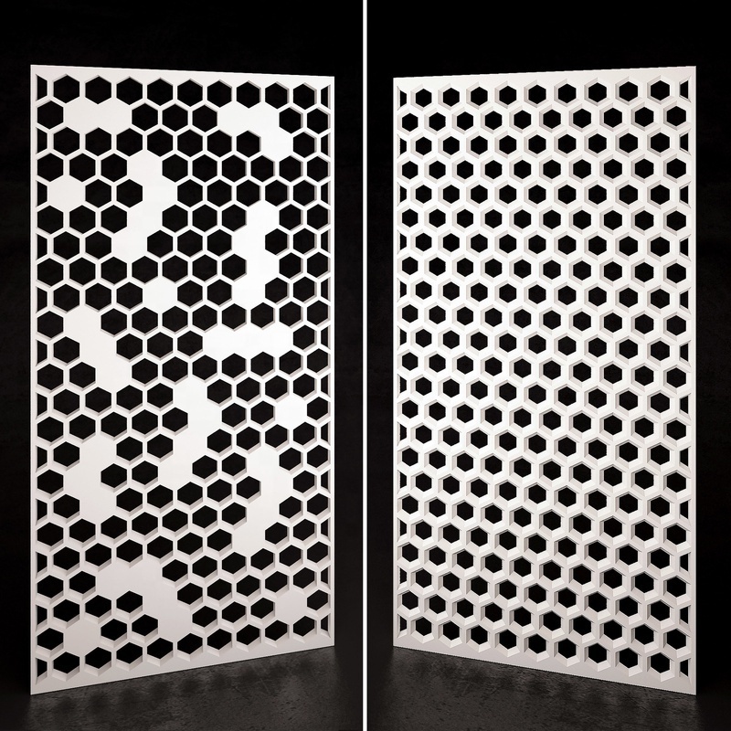 decorative metal  fence panels used for hotels exterior wall decoration