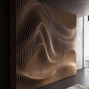 3D wave wall panels for home wall  decoration