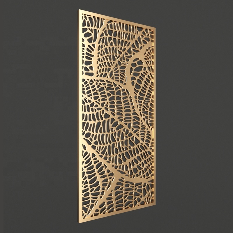 decorative metal  fence panels used for hotels exterior wall decoration