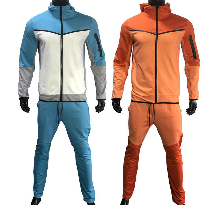 Custom 2 Piece Gym Training Jogging Wear Soccer Training Tracksuit Sports Sweat Suit Running Jogger Set Track Suit Swear Suit